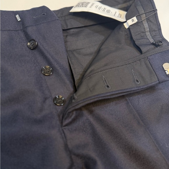 Ami Paris Men's Deep Blue Dress Pants - 38 eu - Picture 5 of 6